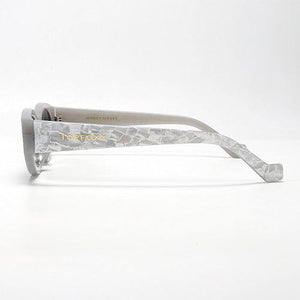 Kat x Money Moves - Silver Cateye Sunglasses - TRAPSKI