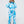 Blue Tie Dye -  Shaped Women's Ski Suit