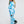 Blue Tie Dye -  Shaped Women's Ski Suit