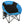 KingCamp Foldable Indoor/Outdoor Saucer Lounge Camping & Room Chair, Black/Blue