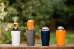 Keep It Cool Insulated Tumbler for Cans and Bottles, Slim Cans, 12 oz. and 16 oz. Beverage Cooler - TRAPSKI