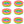 Intex 34in x 10in Sunset Glow Soft Inflatable Baby/Kids Swimming Pool (6 Pack)