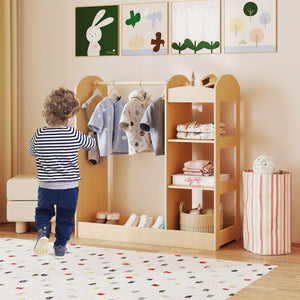 Kids Dress Up Storage with Mirror