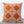 Burnt Orange Damask Embroidered Throw Pillow with Velvet Finish - Burnt Orange