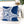 Indigo Starfish Accent Pillows with Hidden Zipper - Set of 2