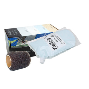 KiwiGrip 1 Liter Pouch - Blue w/4" Roller - TRAPSKI