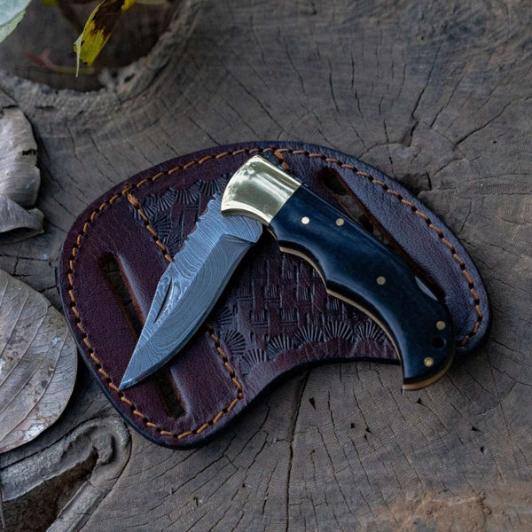 Knight Handheld Pocket Knife with Micarta Handle