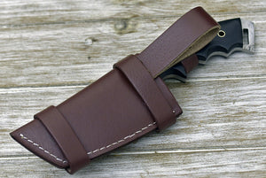 Knightmaker Damascus Steel Tracker Knife - TRAPSKI