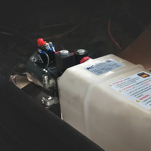 KTI Hydraulics 12 VDC Hydraulic Power Unit with Single Double Acting, 3 Quarts