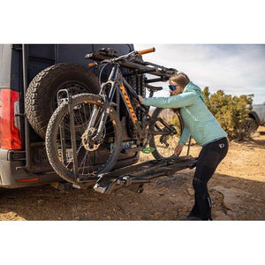 Kuat Piston Pro Hitch Bike Rack - 2 Bike, Sandy Black - TRAPSKI