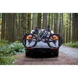 Kuat Piston Pro X Hitch Bike Rack - 2-Bike, LED Lights with 4-Pin Plug, Kashima Coat, Galaxy Gray - TRAPSKI
