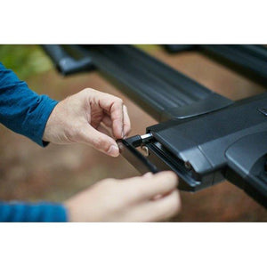 Kuat Piston Pro X Hitch Bike Rack - 2-Bike, LED Lights with 4-Pin Plug, Kashima Coat, Galaxy Gray - TRAPSKI