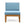 Grenada 8 Seater Acacia Wood Sectional Sofa Set, Teak + Blue