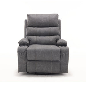 Large Electric Power Lift Recliner Chair with Massage and Heat - Faux Leather