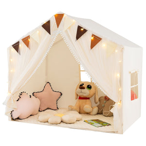 Large Toddler Playhouse Tent with Door Curtains Windows