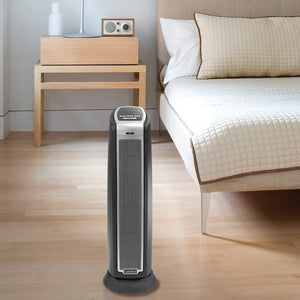 Lasko 5790 Portable Electric 1500W Room Oscillating Ceramic Tower Space Heater