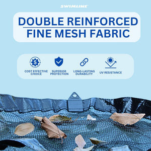 Swimline 21 Foot Round Above Ground Swimming Pool Leaf Net Top Cover | CO921