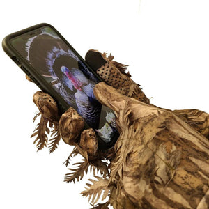 Leafy Camo Gloves (Fingerless or Touchscreen Tips) - TRAPSKI