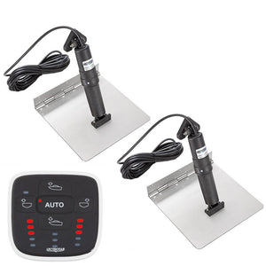 Lectrotab XKA Stainless Steel Trim Tab Kit w/ALC-1 Control - 12 x 12 - TRAPSKI