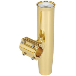 Lee's Clamp-On Rod Holder - Gold Aluminum - Horizontal Mount - Fits 1.050" O.D. Pipe - TRAPSKI
