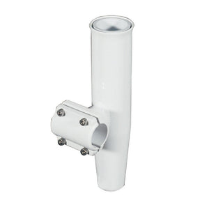 Lee's Clamp-On Rod Holder - White Aluminum - Horizontal Mount - Fits 1.900" O.D. Pipe - TRAPSKI