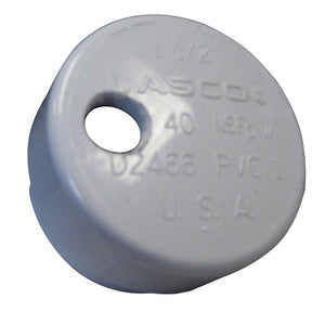 Lee's PVC Drain Cap f/Heavy Rod Holders 1/4" NPT - TRAPSKI