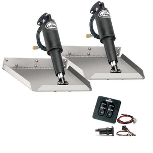 Lenco 12" x 12" Edgemount Trim Tab Kit w/Standard Tactile Switch Kit 12V - TRAPSKI