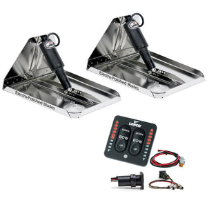 Lenco 16" x 12" Heavy Duty Performance Trim Tab Kit w/LED Indicator Switch Kit 12V - TRAPSKI