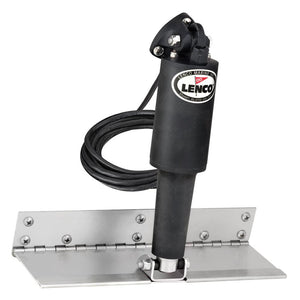 Lenco 4" x 12" Limited Space Trim Tab Kit w/o Switch Kit 12V - Standard Finish - Standard Actuator - TRAPSKI