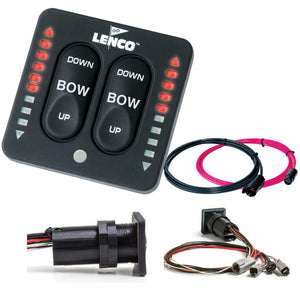 Lenco LED Indicator Integrated Tactile Switch Kit w/Pigtail f/Dual Actuator Systems - TRAPSKI