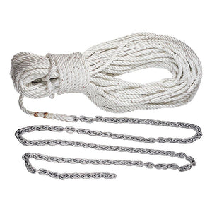 Lewmar Premium Anchor Rode 215'-15' of 1/4" Chain 200' of 1/2" Rope w/Shackle - TRAPSKI