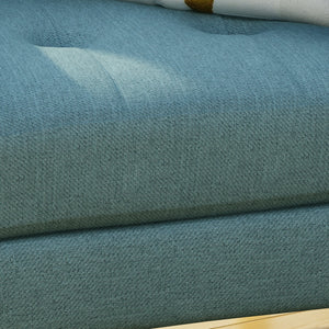 Mid Century Fabric Channel Stitch Club Chair