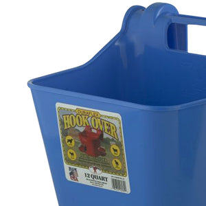 Little Giant 12 qt. Mountable Livestock & Pet Hook Bucket Feeder, Berry Blue - TRAPSKI