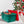 HOMZ Durable 27 Gallon Heavy Duty Holiday Storage Tote, Green/Red, (4 Pack)