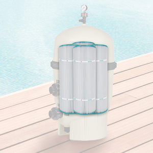 Hurricane 4 Pack HF7470-04 Advanced Pool and Spa Filter Cartridge Replacement