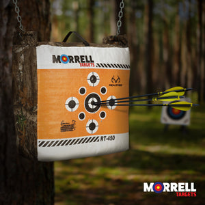 Morrell Targets 2 Sided Archery Bag Target, E Z Handle, Edge Camouflage, 3 Pack