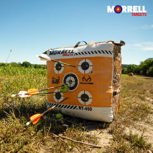 Morrell Targets 2 Sided Archery Bag Target, E Z Handle, Edge Camouflage, 3 Pack