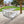Peakform 6 Foot Rectangular Picnic Table, Double Bench Wood Grain Seating, White