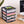 Gracious Living 4 Drawer Desktop Countertop Storage with Organizer Lid, Black