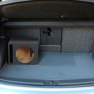 Q Power 10" Heavy-Duty Single Vented Vehicle Subwoofer Enclosure Woofer Box