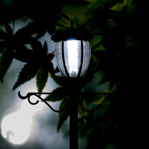 Sun-Ray Kenwick 7 Foot Single Head Solar Lamp Post & Planter, 1 Light, Bronze