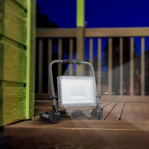 Master Electrician 20 Watt Rechargeable 2,000 Lumen LED Slim Line Work Light