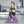 BalanceFrom Fitness 7 Piece Yoga Set with Mat, Stretch Strap & Knee Pad, Purple