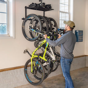 G-Bike Wire Shelf | Adjustable Wall Storage System | Holds 5 Bikes