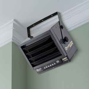 Comfort Zone Ceiling Mount Industrial Heater with 2 Settings and Thermostat