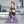 BalanceFrom Fitness 7 Piece Yoga Set with Mat, Stretch Strap & Knee Pad, Purple