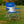KingCamp Mesh Oversized Outdoor Camping Lounge Chair with Cupholder, Blue/Grey