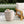 Lightweight Concrete Side Table with Travertine Finish - Beige