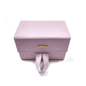 Lilac Faux Croco Travel Case - TRAPSKI