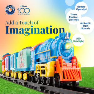 Lionel Trains Disney 100 Years of Wonder Battery Operated Ready-To-Play Set